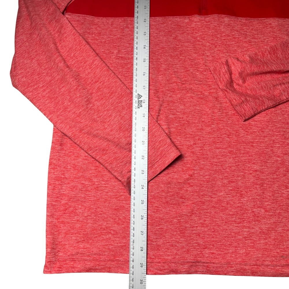 Fanatics Philadelphia Phillies Pullover Mens Large Red Quarter Zip MLB Logo - Picture 8 of 9